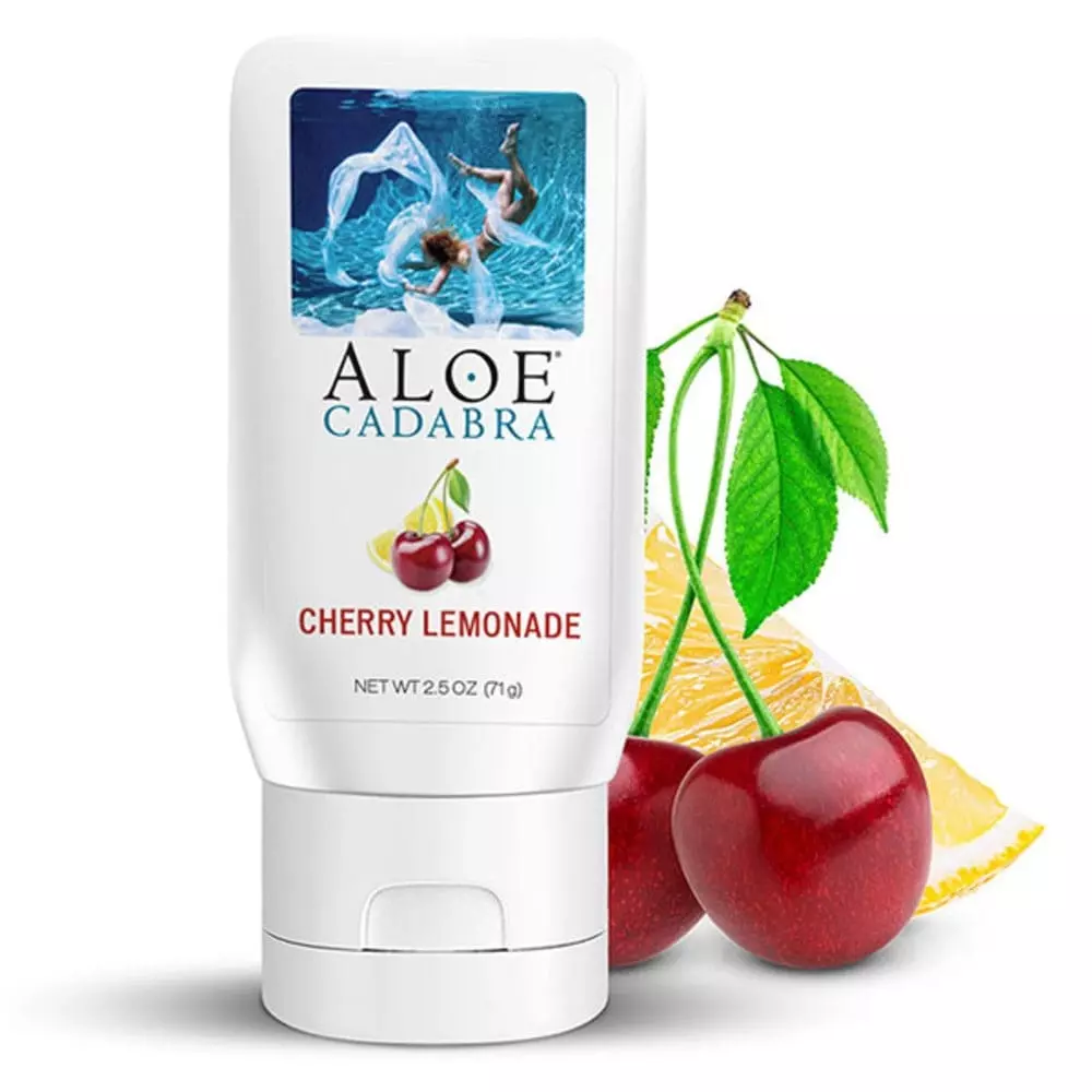 Aloe Cadabra Organic Lubricant In Cherry Lemonade Flavor 2.5 Oz